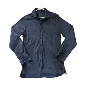 04651/ A Trip in a Bag Mens Made in Italy Cotton Jersey Button Down Shirt 04651